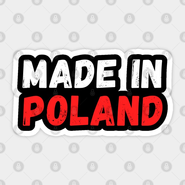 Made in Poland Sticker by Slavstuff